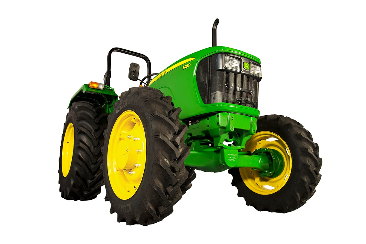 John Deere 50HP tractor, Model 5210 GearPro, Right profile